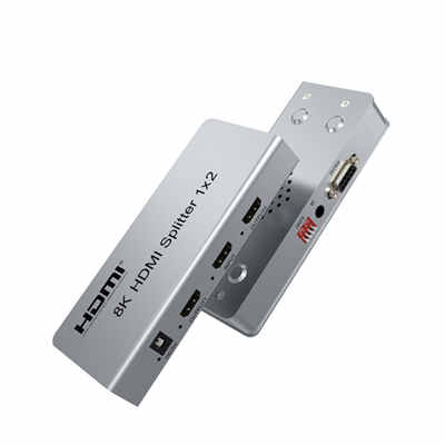 8K 1 to 2 ports HDMI Splitter